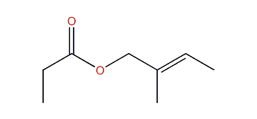 (E)-2-Methyl-2-butenyl propionate